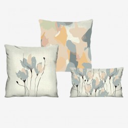 Trio Promocional - Almofada Linho - Estampa Digital 55